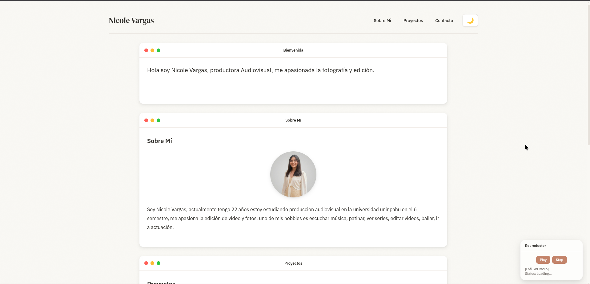 Nicole Vargas Portfolio preview